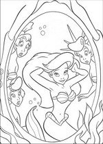 coloring page Ariel, The Little Mermaid